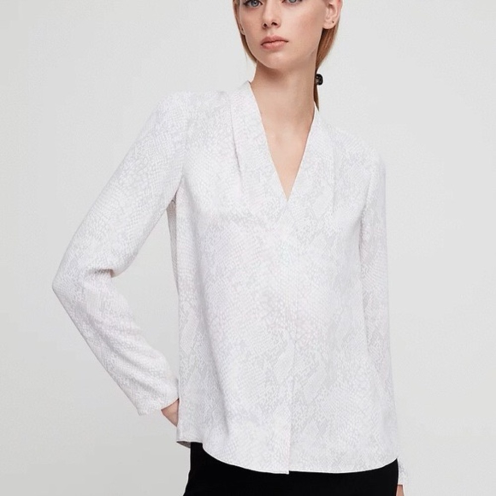 Babaton | Akira Snake Print Blouse